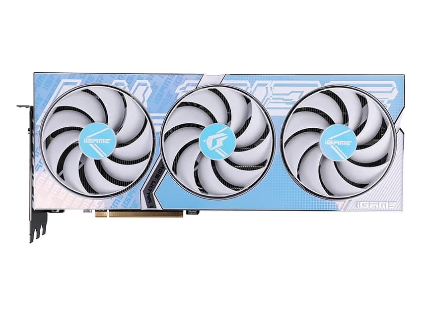 Colorful iGame RTX 4080 SUPER Ultra W OC, front