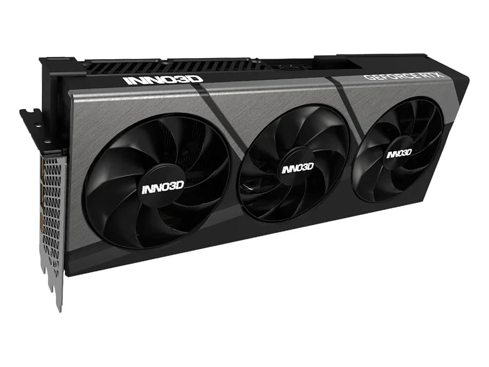 INNO3D RTX 4090 X3 OC, three-quarter view