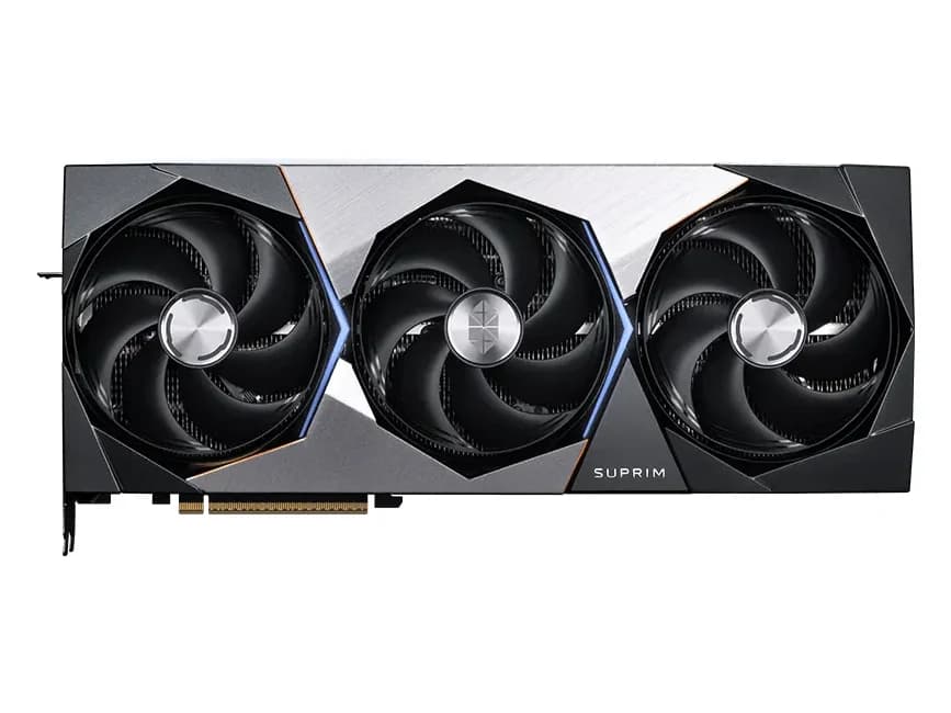 MSI RTX 5090 Suprim SOC, front